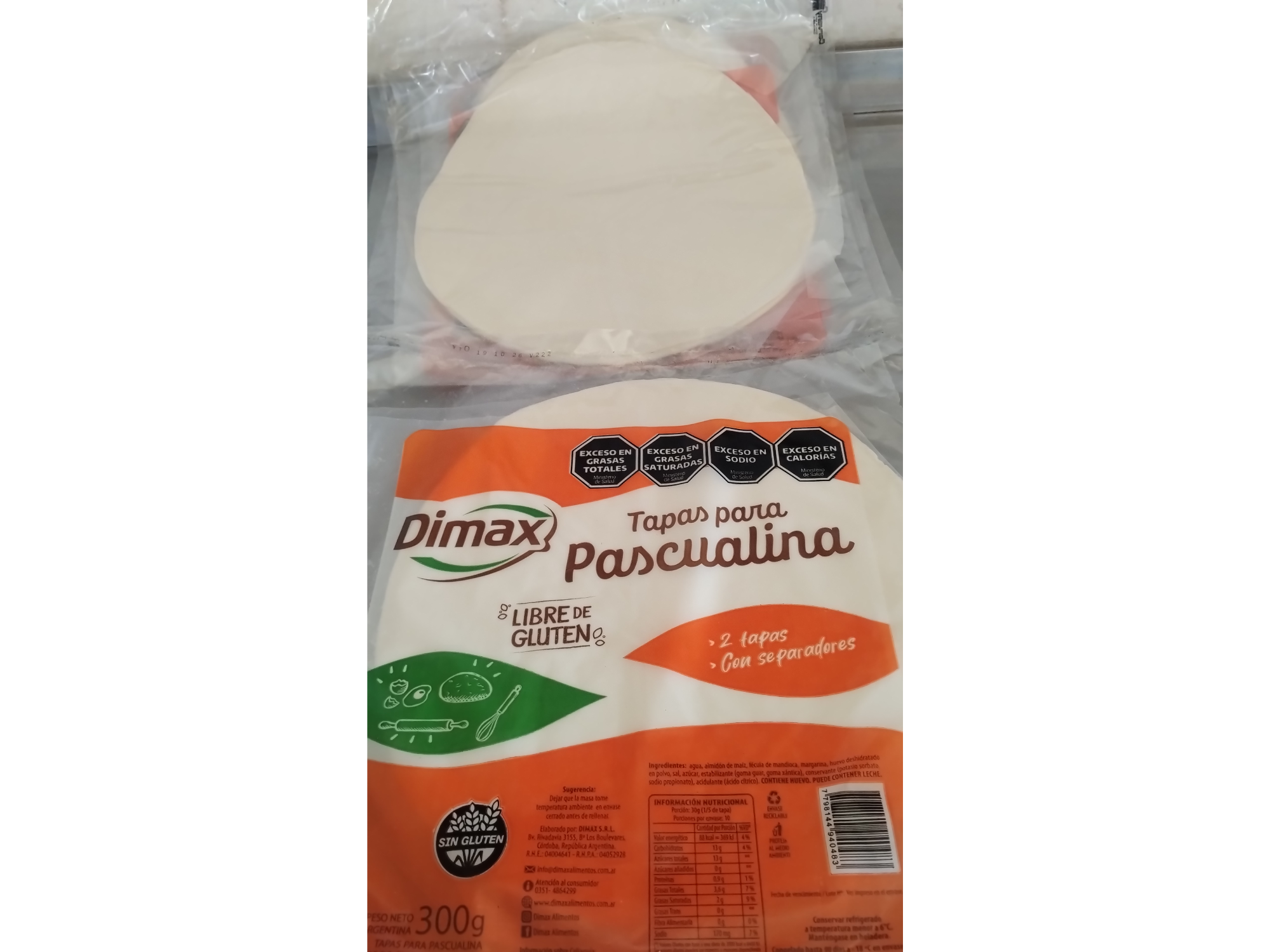 Dimax.Tapas de tarta