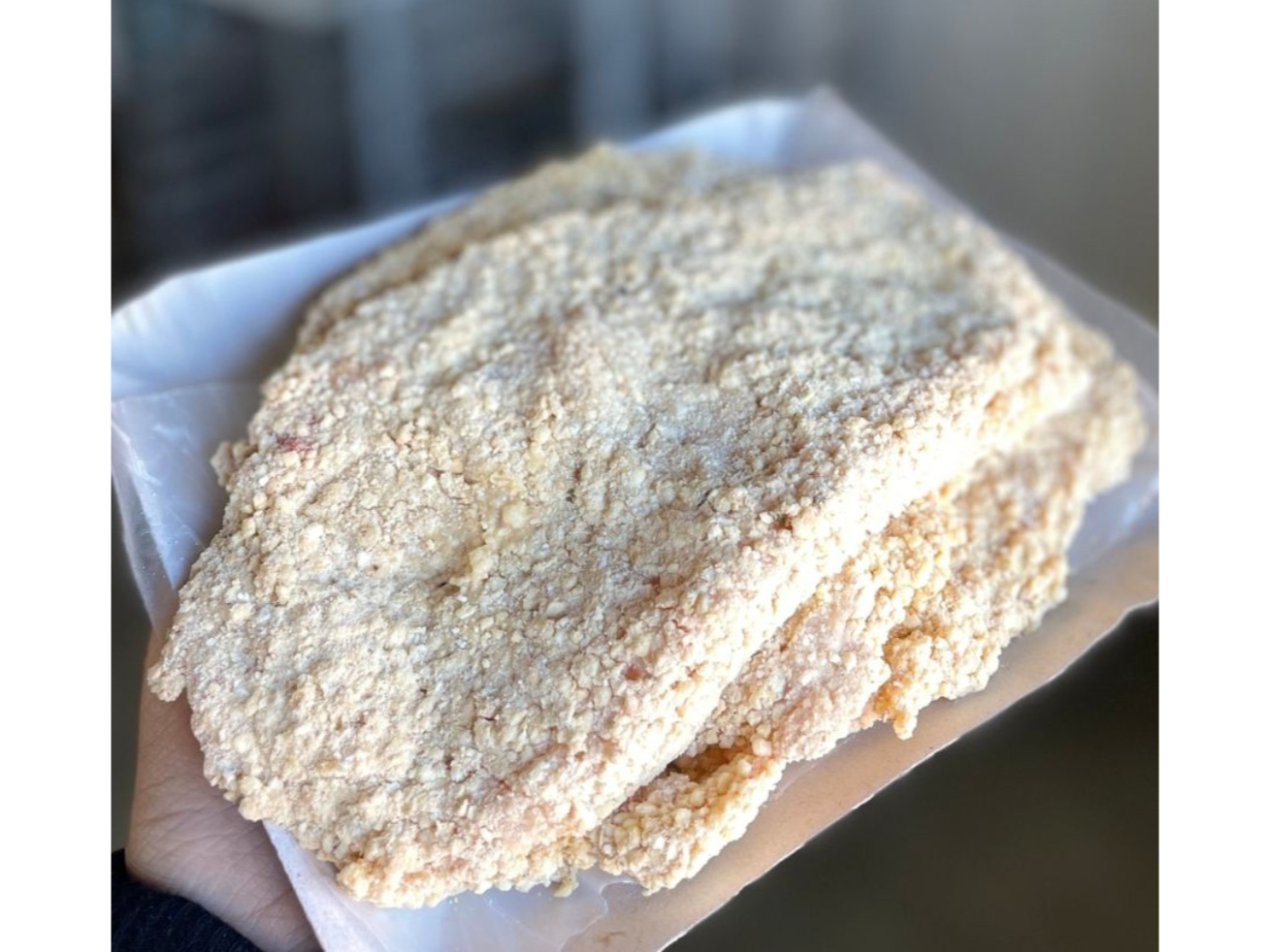 Samu.Milanesas de pollo crudas x kg