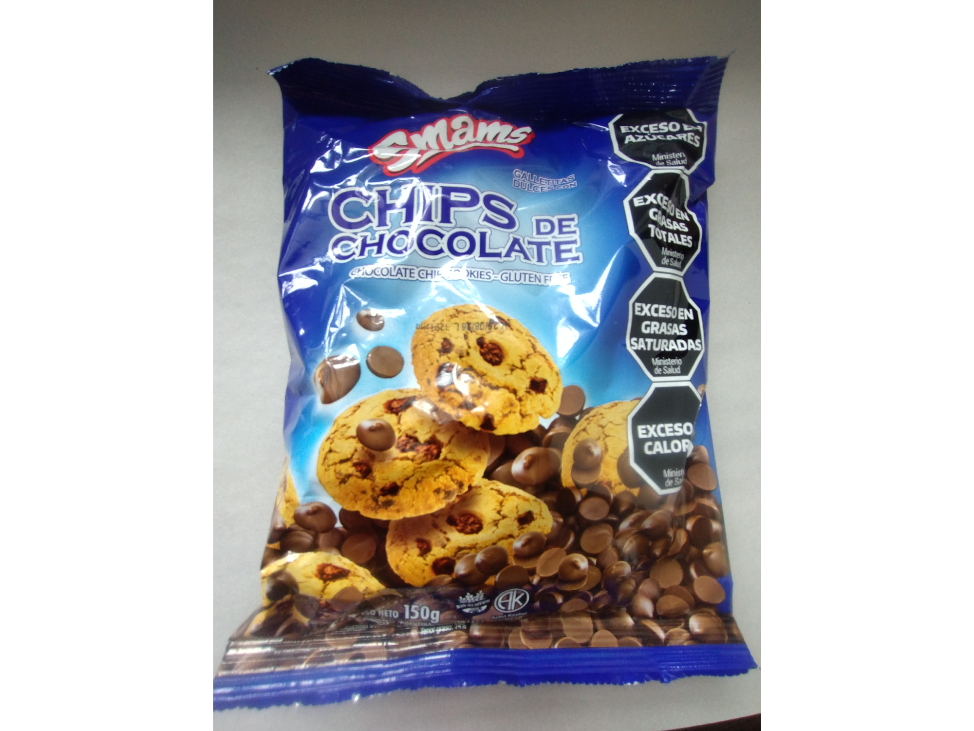 Smams. Chips chocolate