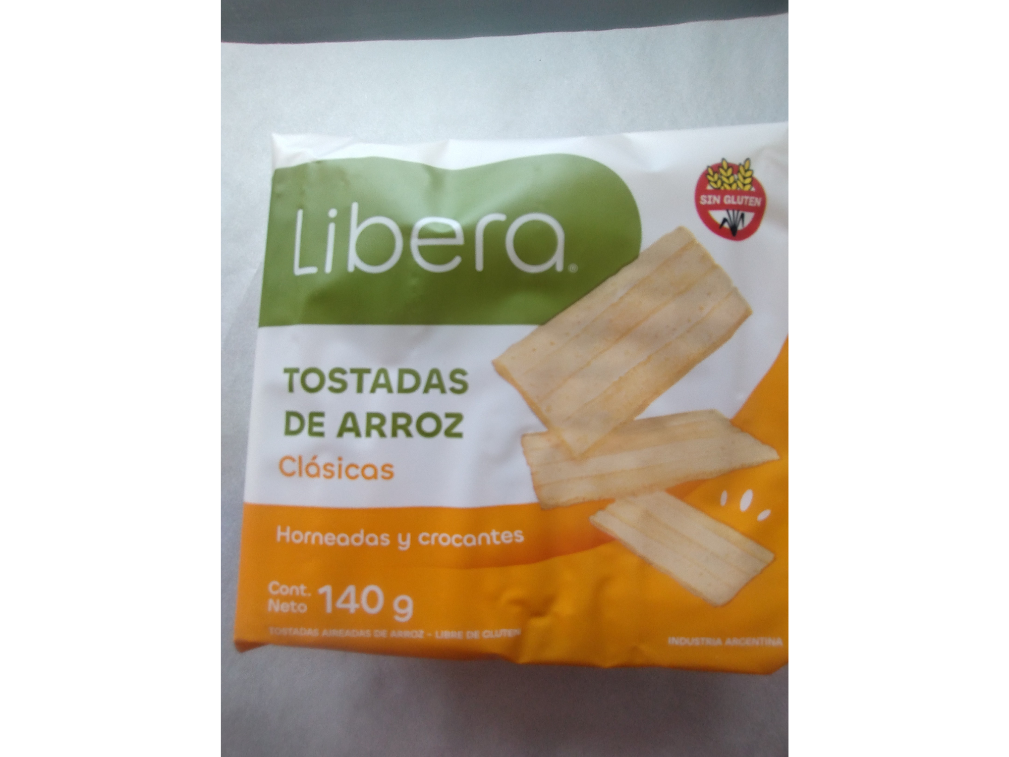 Libera. Tostadas de arroz