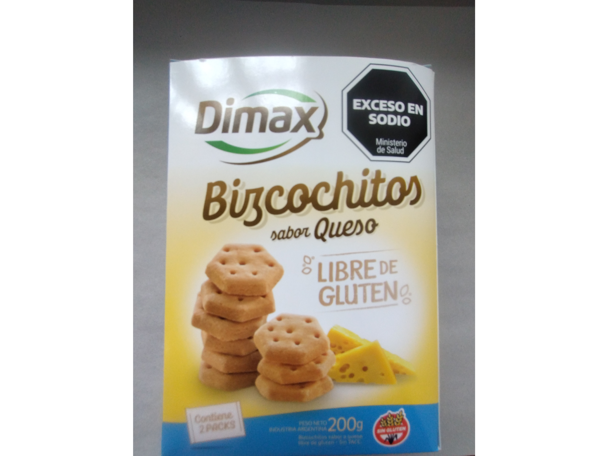 Dimax. Bizcochitos sabor queso