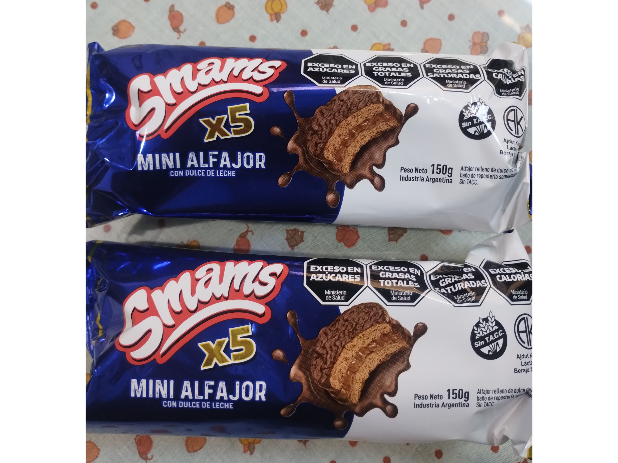 Smams. Alfajores mini x 5u
