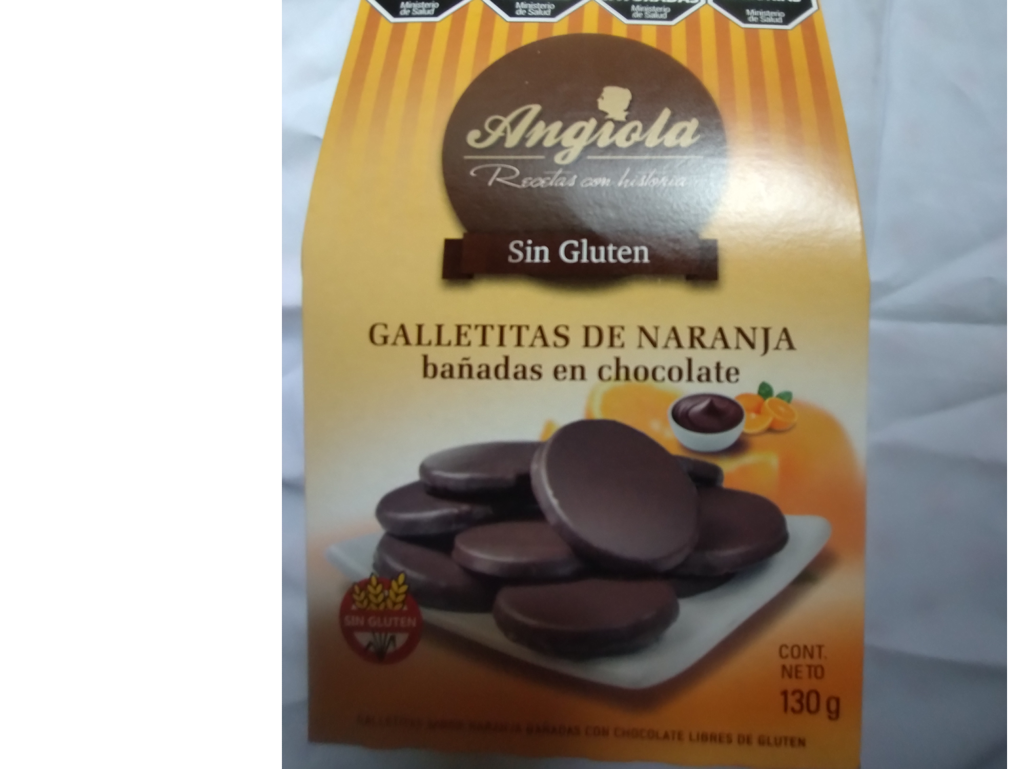 Angiola. Galletitas bañadas