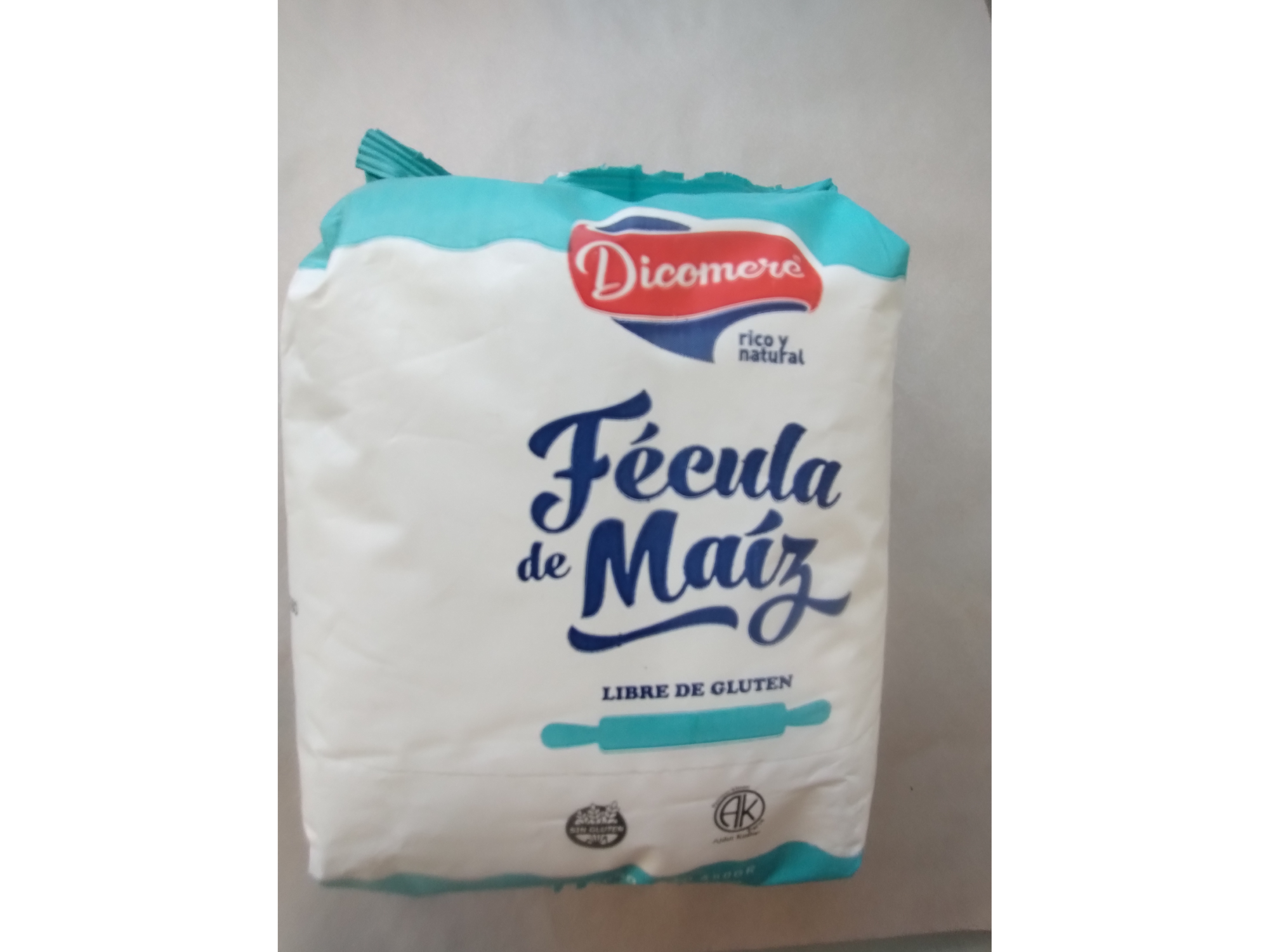 Dicomere. Fécula de maíz