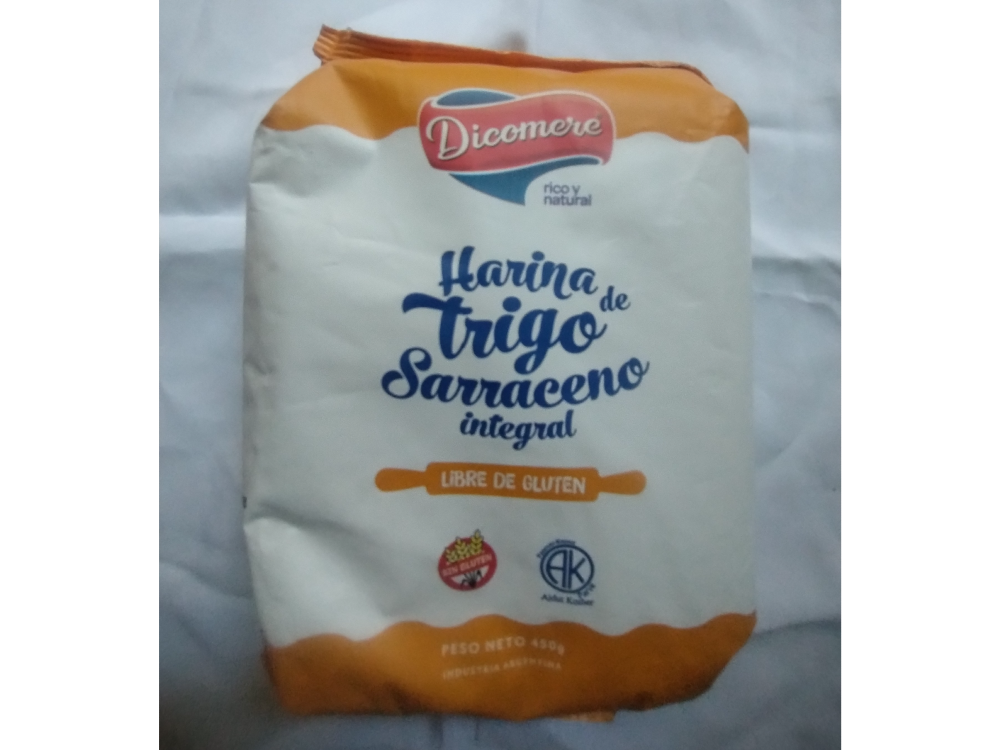 Dicomere. Harina sarraceno