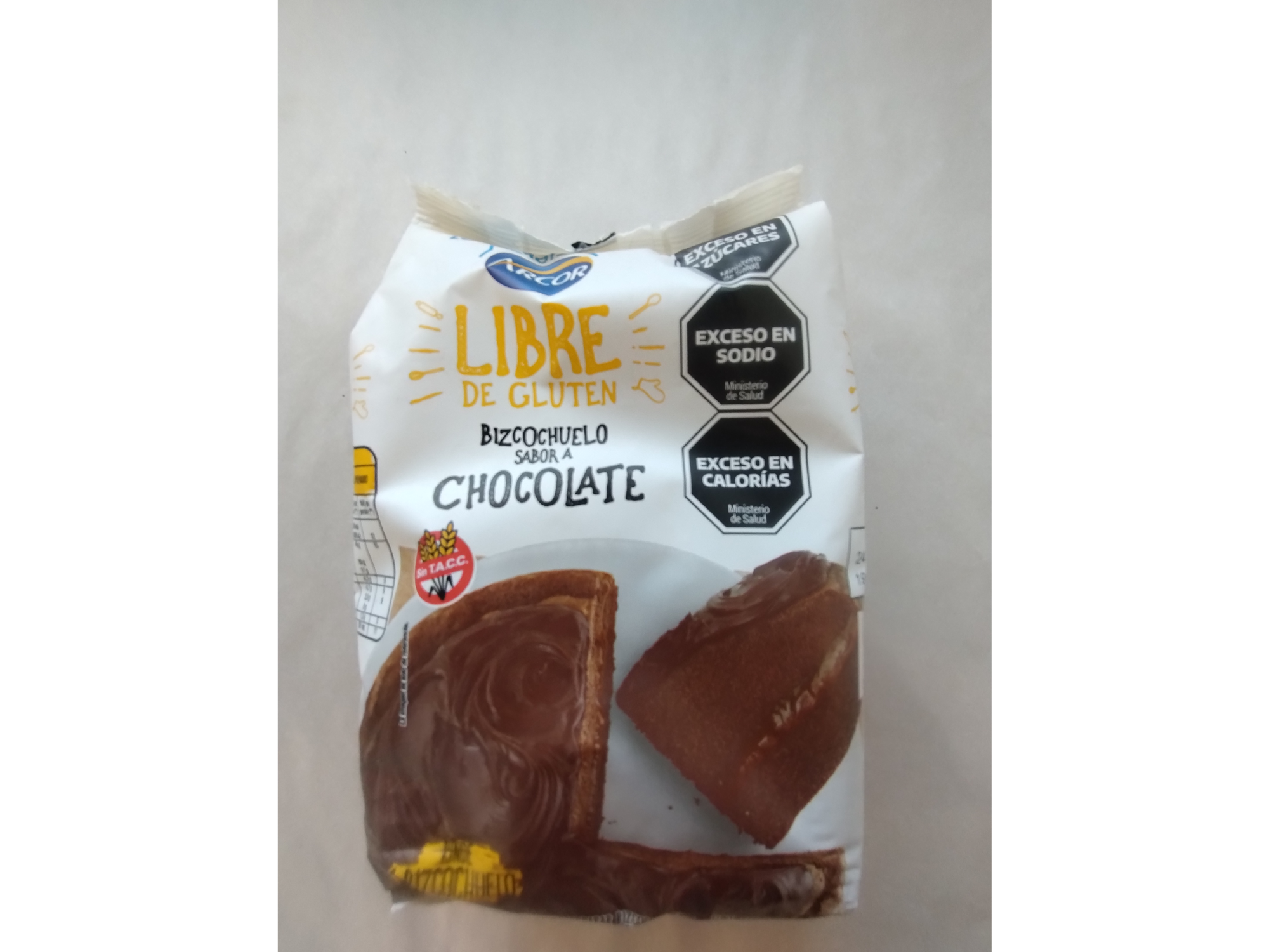 Arcor. Premezcla bizcochuelo chocolate