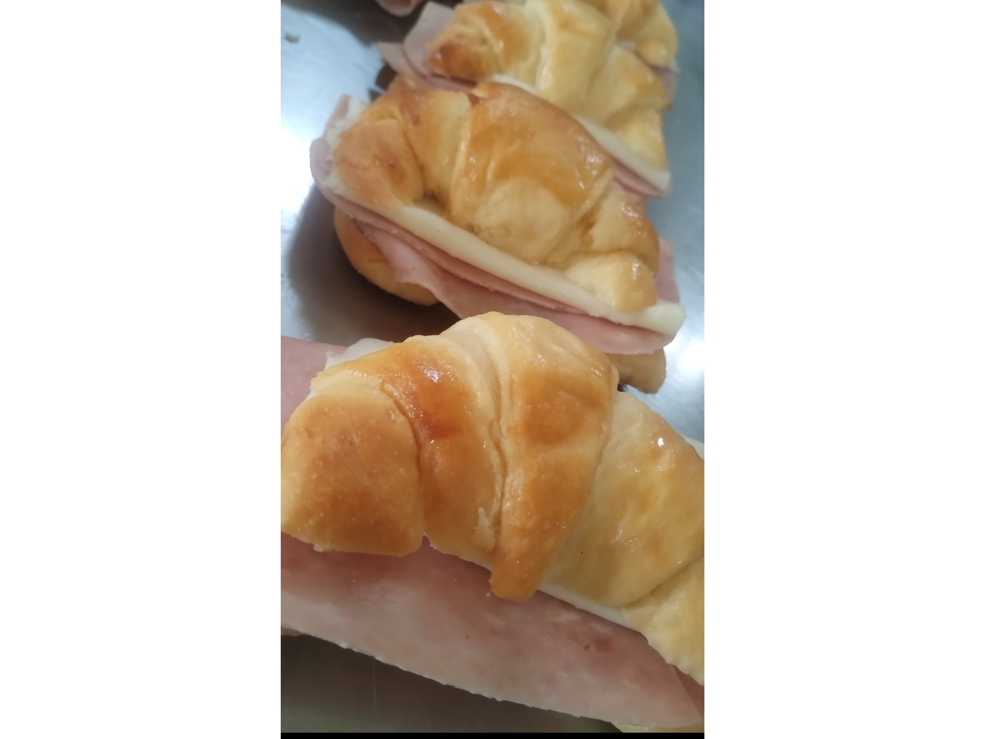 Samu. Medialunas con jamón y queso x 300g