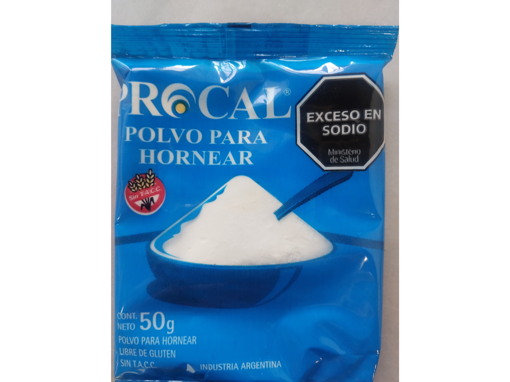 Procal. Polvo de hornear