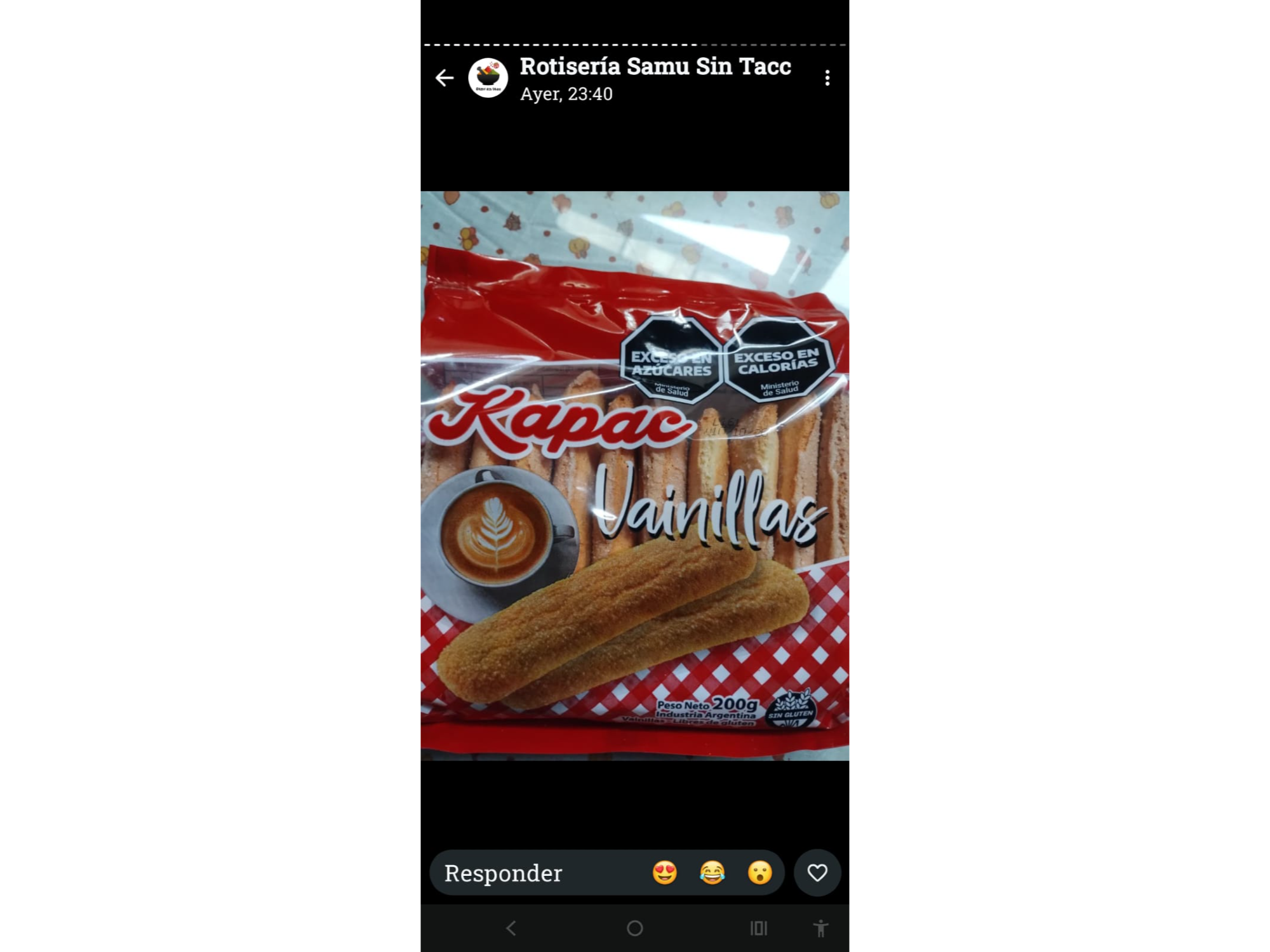 Kapac. Vainillas x 10u