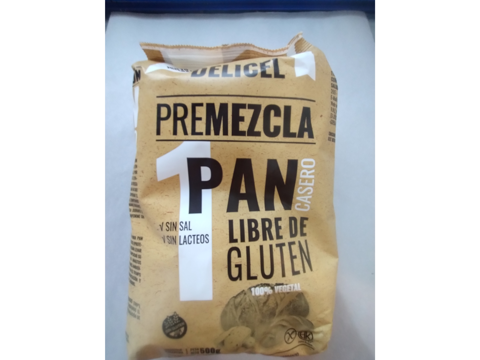 Delicel. Premezcla pan clásico