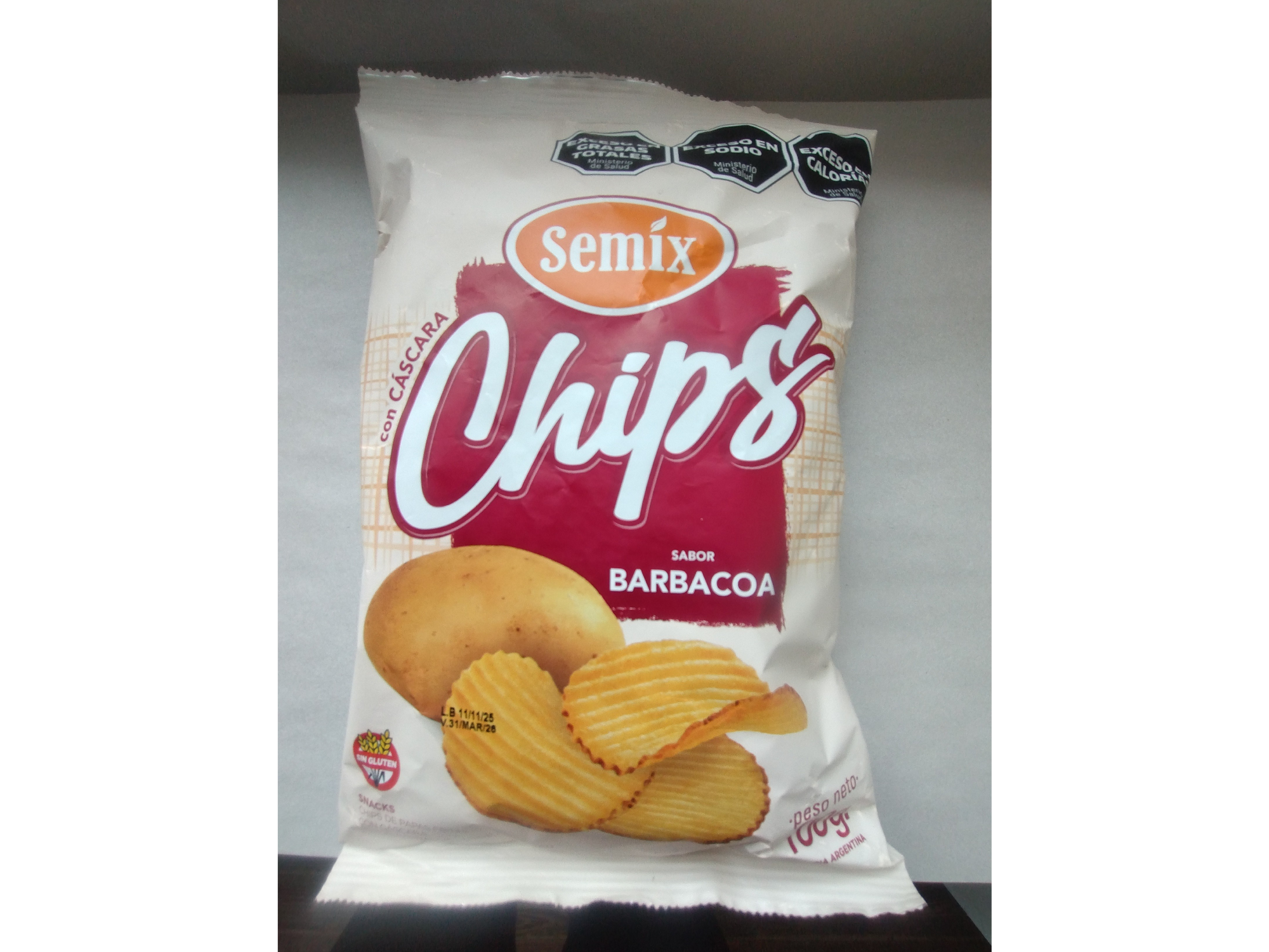 Semix Chips. Papas con cáscara