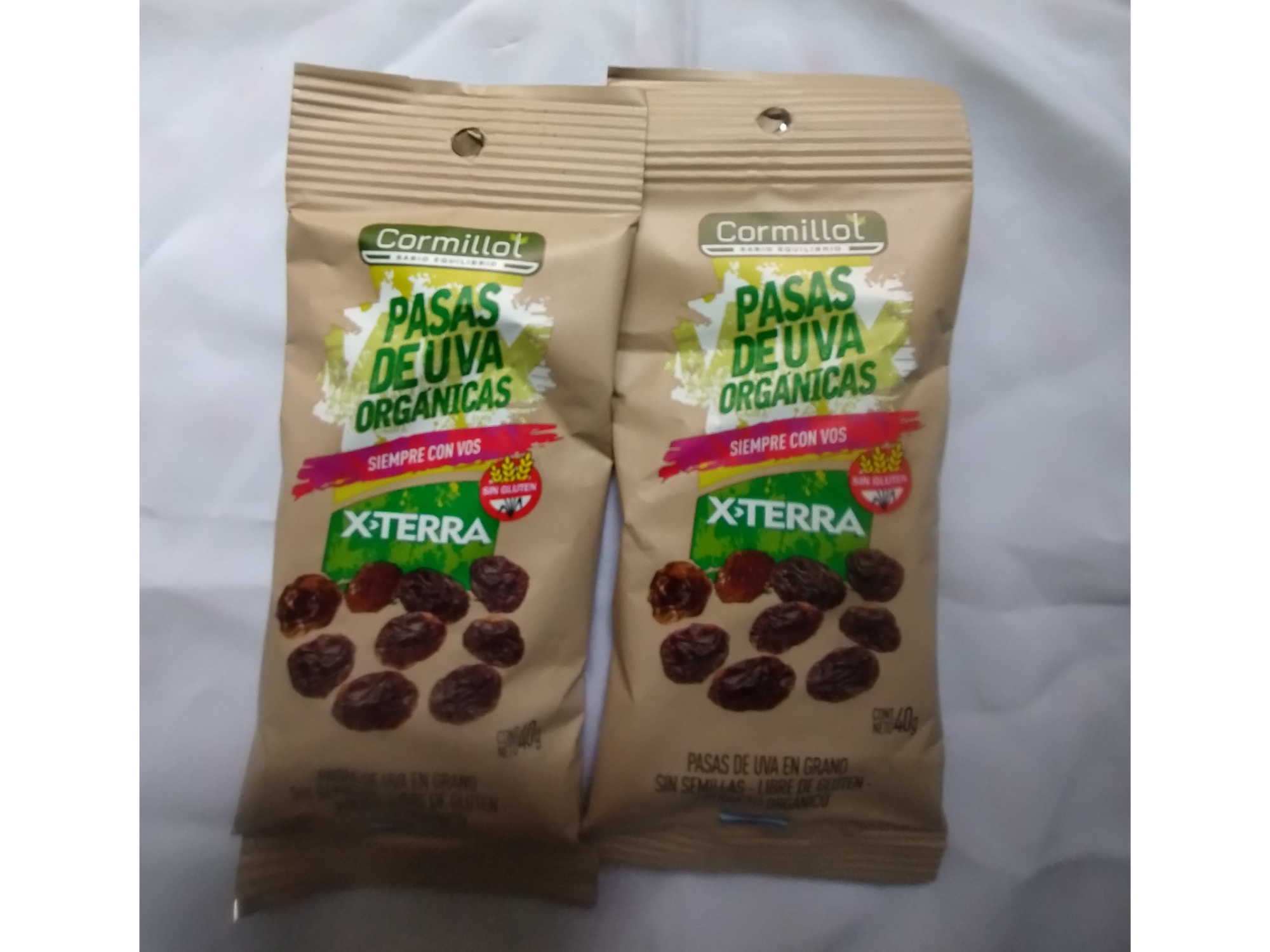 Rincón Amarillo. Pasas de uvas orgánica 40g