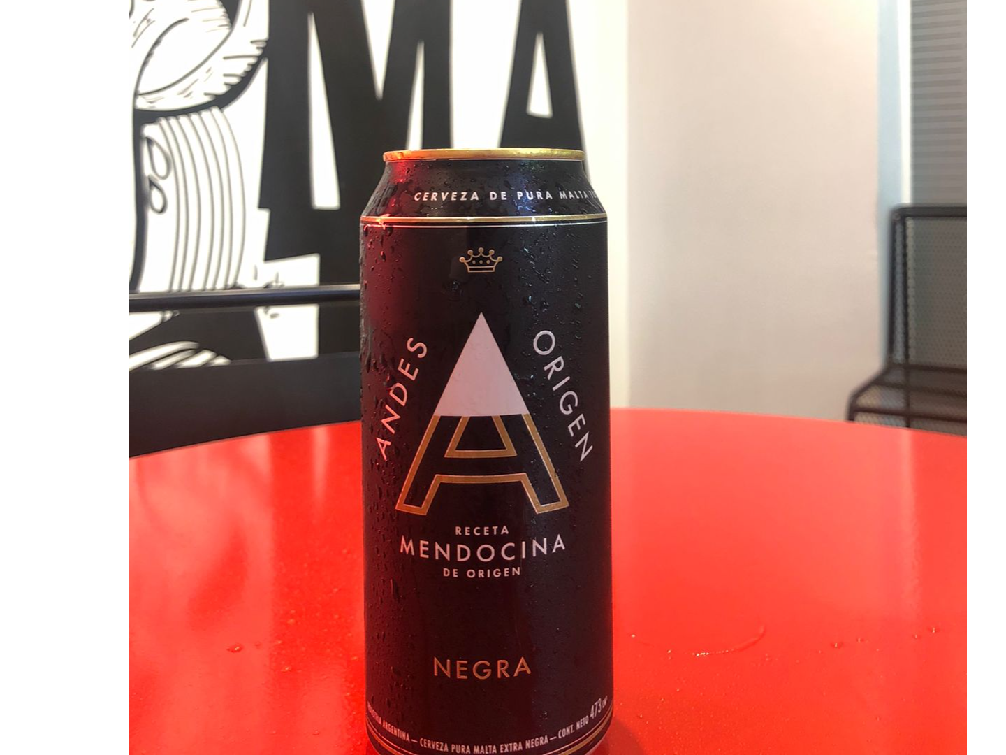 Andes Negra en lata de 473 cc