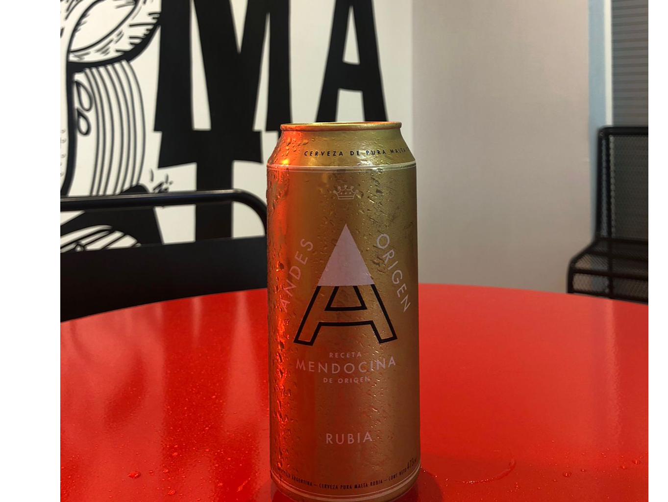 Andes Rubia en lata de 473 cc