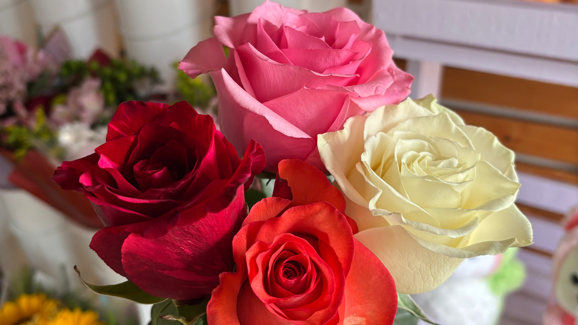 Ramos de rosas