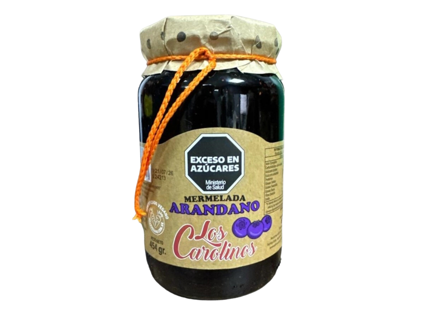 Mermelada Los carolinos Arandano 10x500g