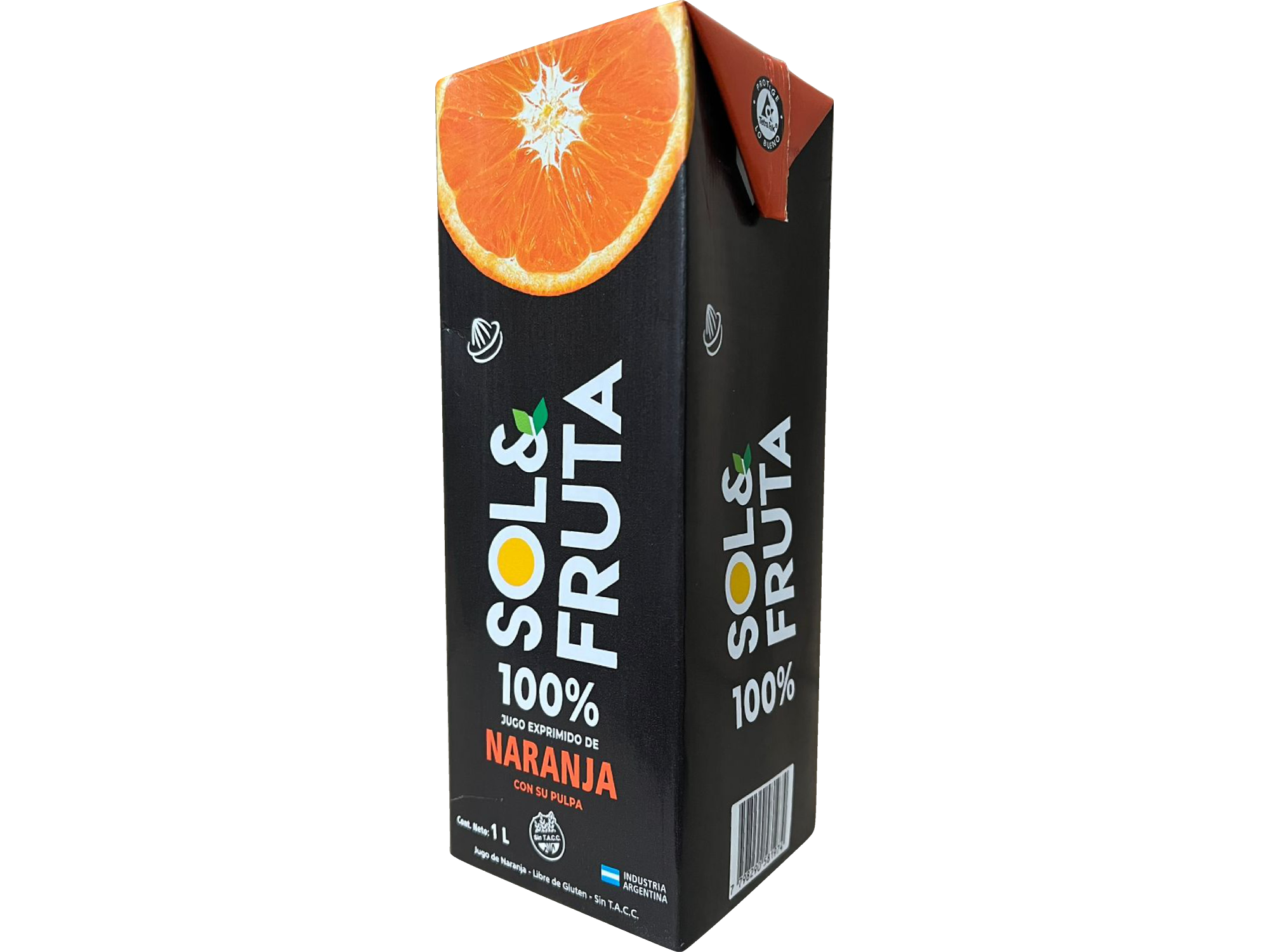 JUGO SOL Y FRUTA NARANJA 12 X 1LT