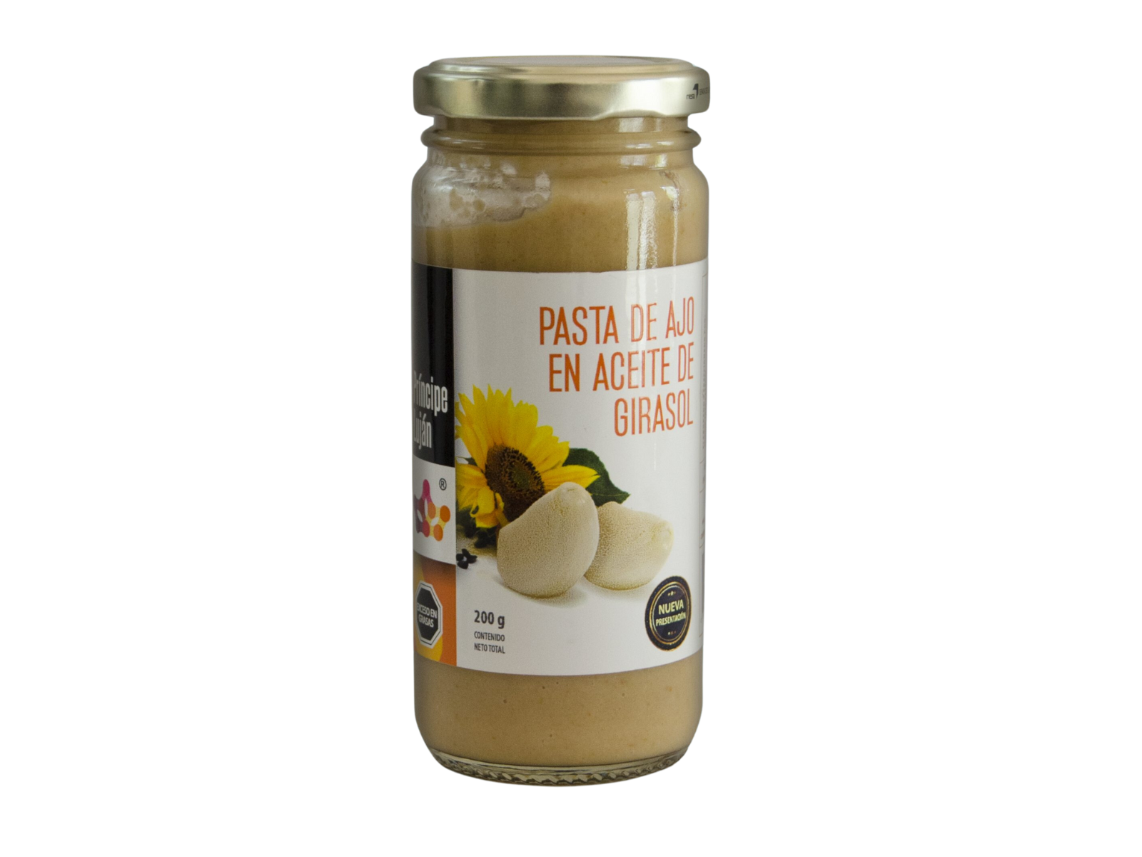 Pasta de ajo con aceite de girasol Principe lujan 12x200gr