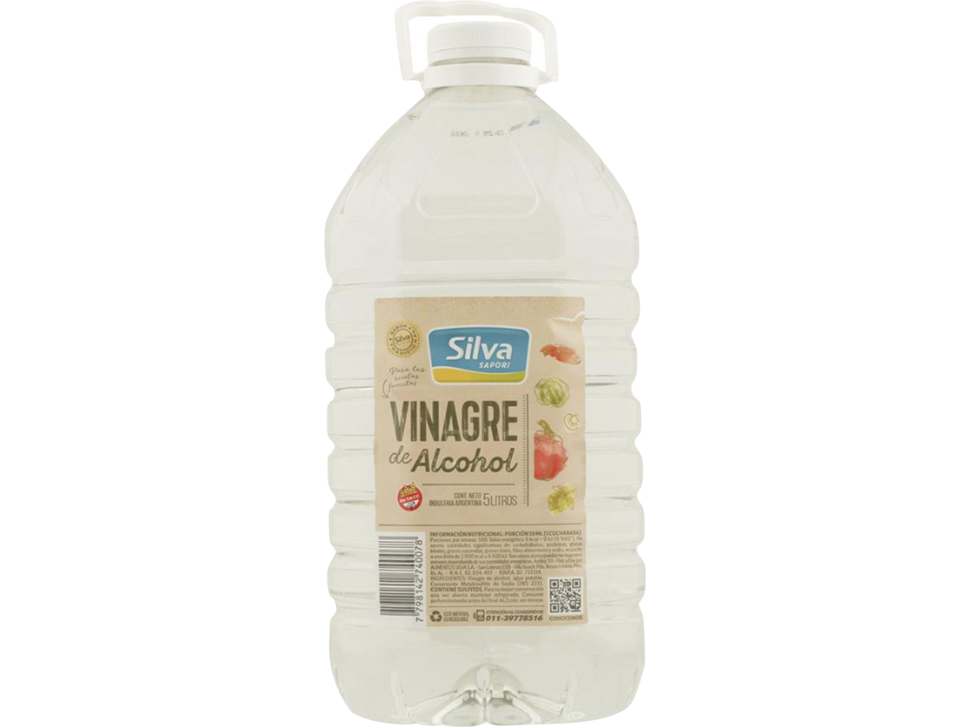 Vinagre de alcohol Silva x 5lt