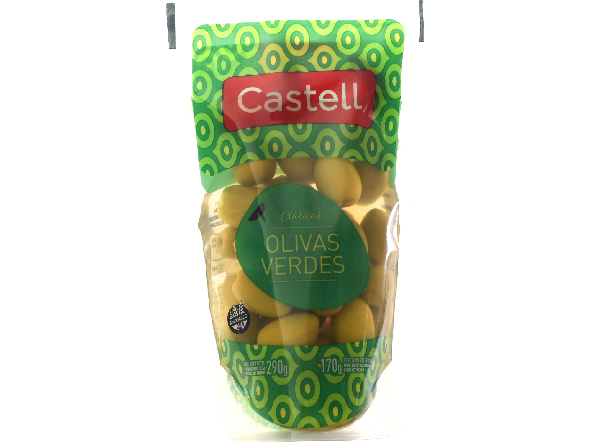 Aceituna verde Castell 12x180gr DP