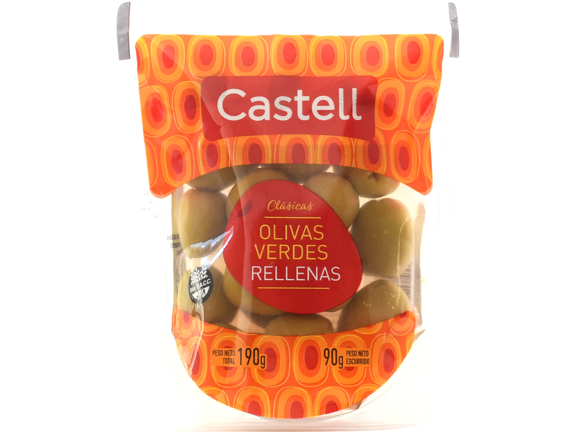 Aceituna verde Rellena Castell 16x100gr DP