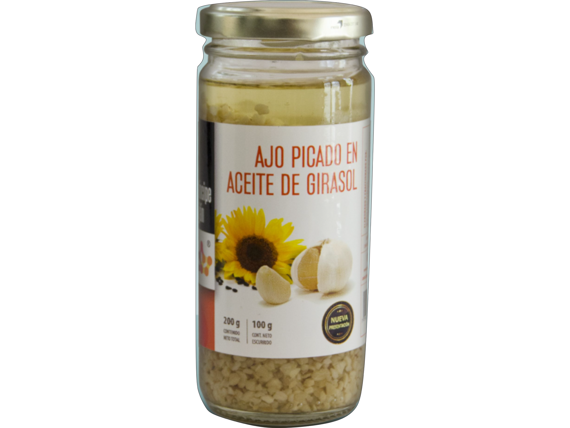 Ajo picado en aceite de girasol Principe lujan 12x200gr