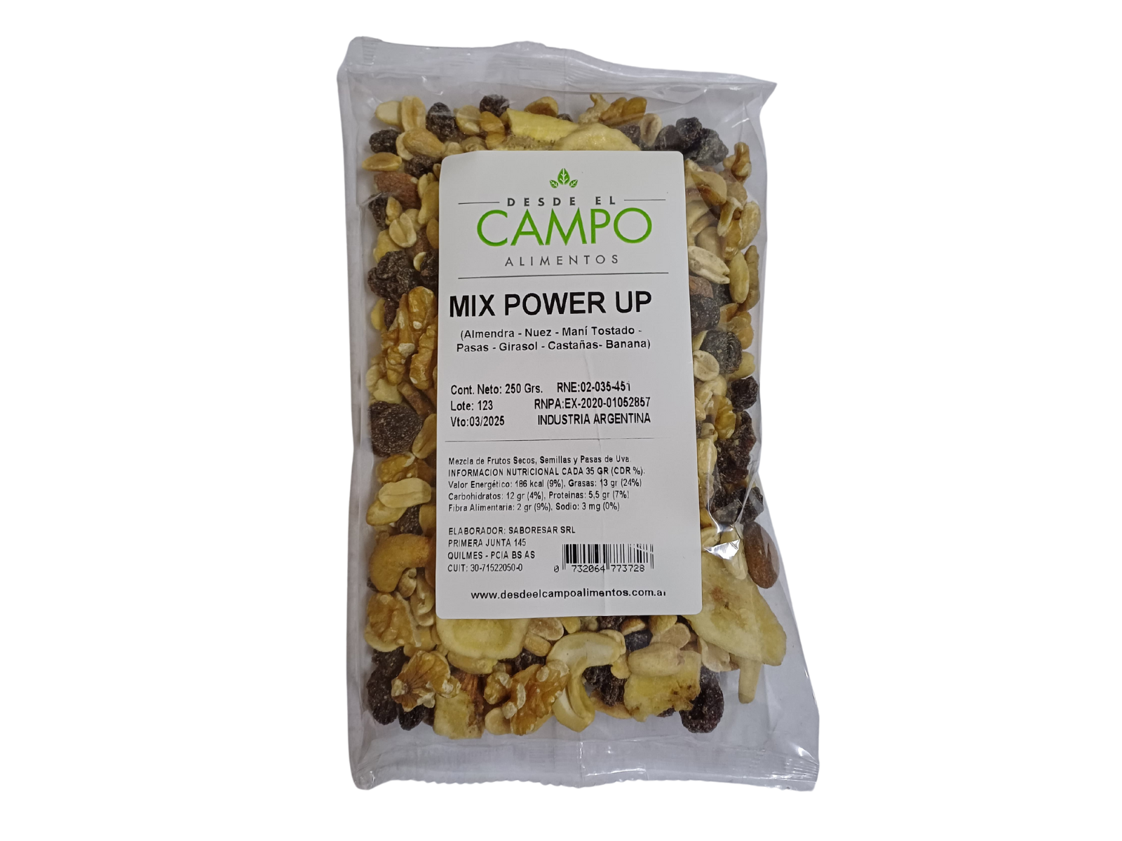 Mix power up Dec 12x250g