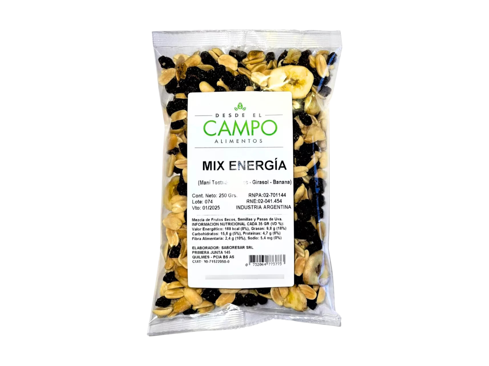 Mix energia Dec 12x250g