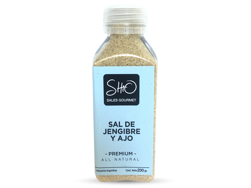 Sal saborizada Shio gourmet jengibre / ajo