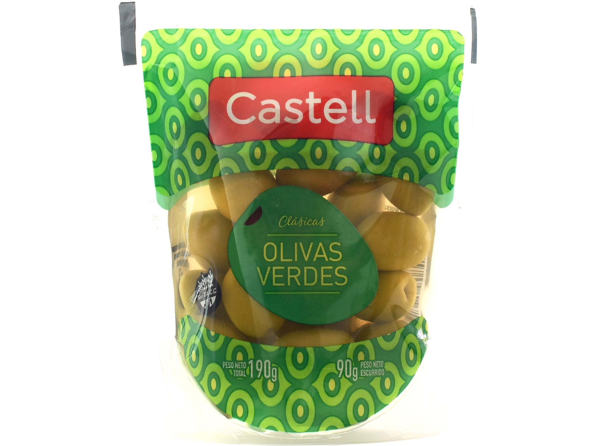 Aceituna verde Castell 16x100gr DP