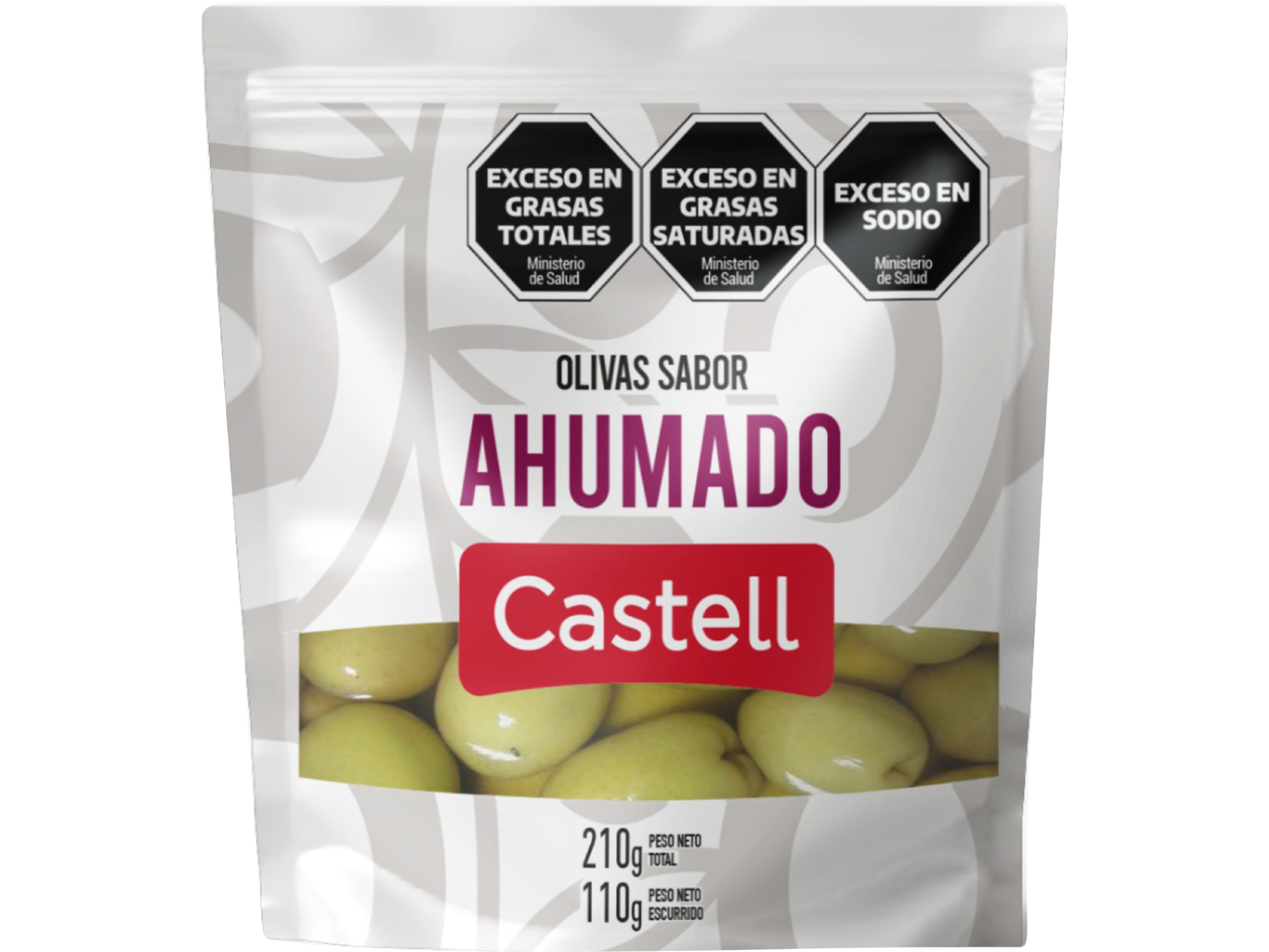 Aceituna verde Ahumada Castell 16x110gr DP