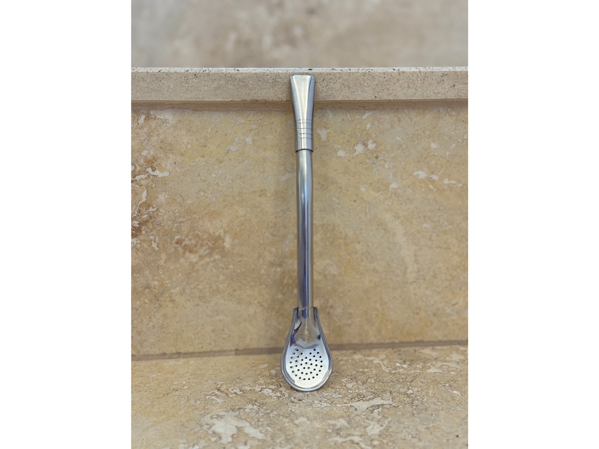 Bombillon pico recto acero