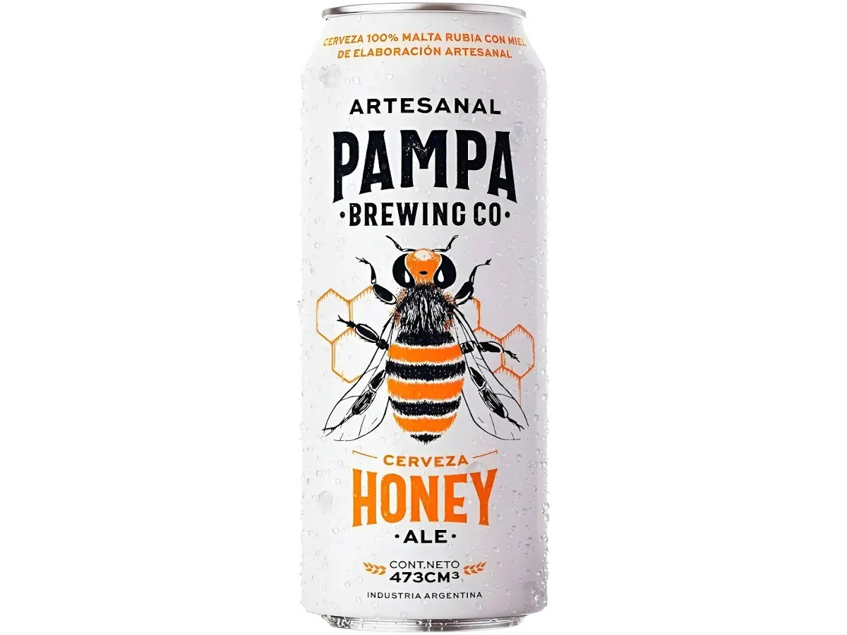 CERVEZA PAMPA HONEY 473ML