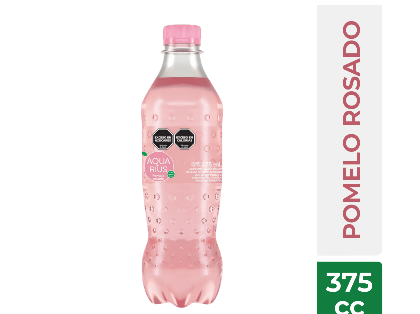 AQUARIUS POMELO ROSA 375ML