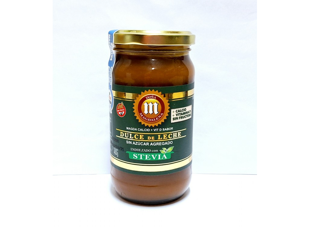 Dulce de leche sin fructuosa, endulzado con stevia "Doña Magdalena"