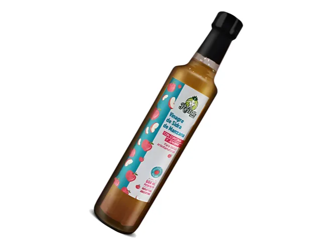 Vinagre de Sidra de manzana con curcuma y jengibre