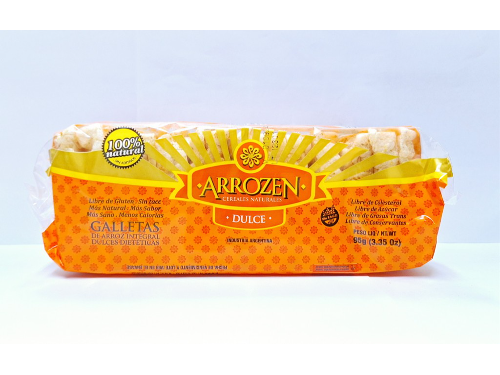 Arrozen galleta de arroz dulce