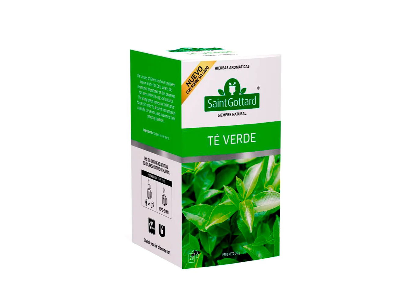 Te verde 25saq "Saint Gottard"