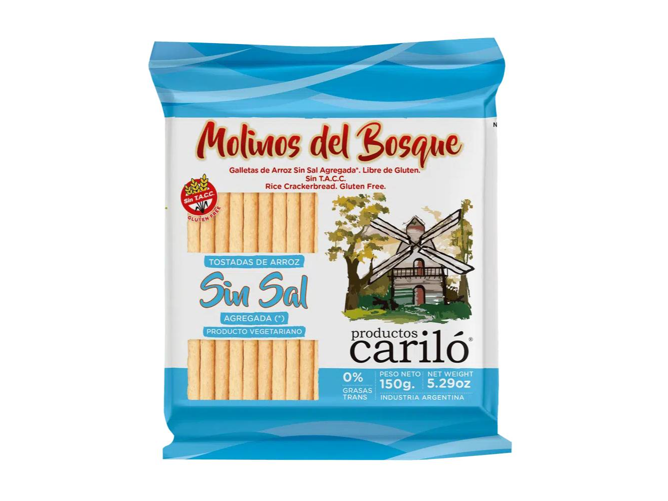 Tostadas de arroz Molino del Bosque Sin sal