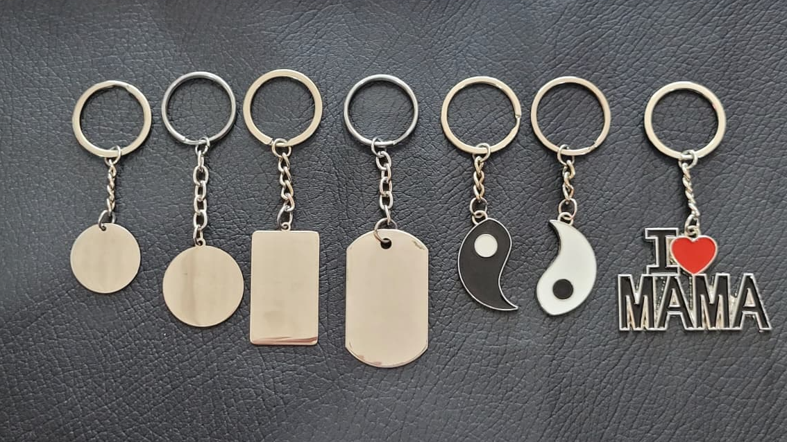 Llaveros de acero inox