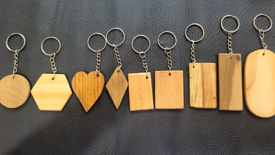 Llaveros de Madera