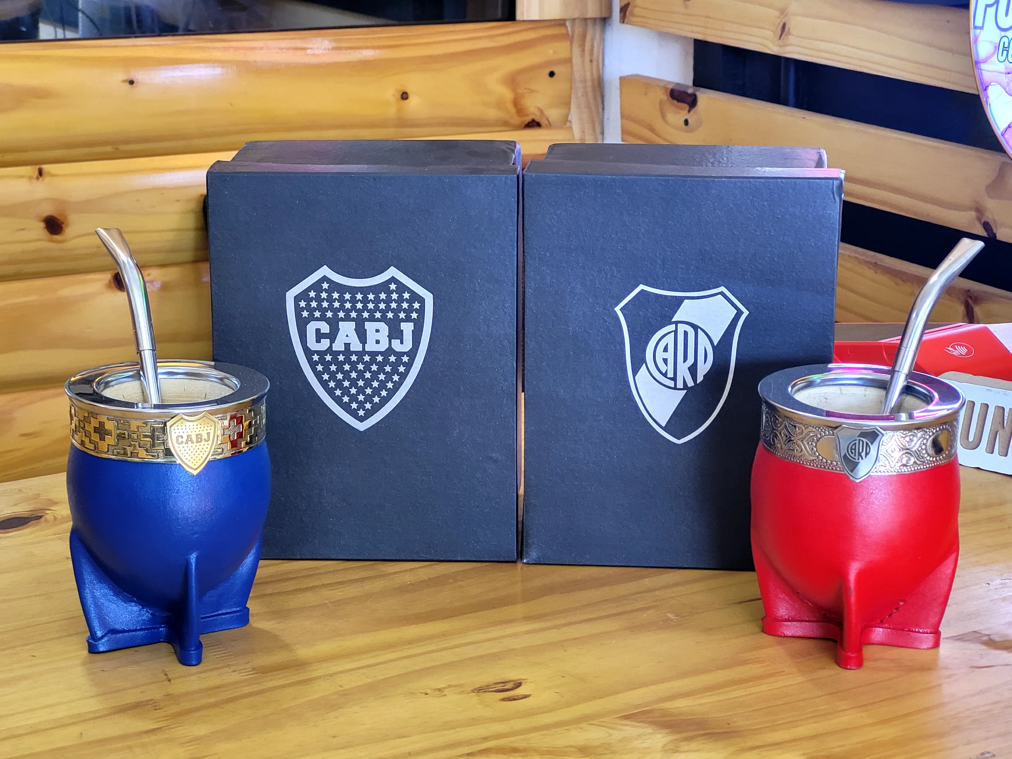 Mate imperial + caja + bombilla