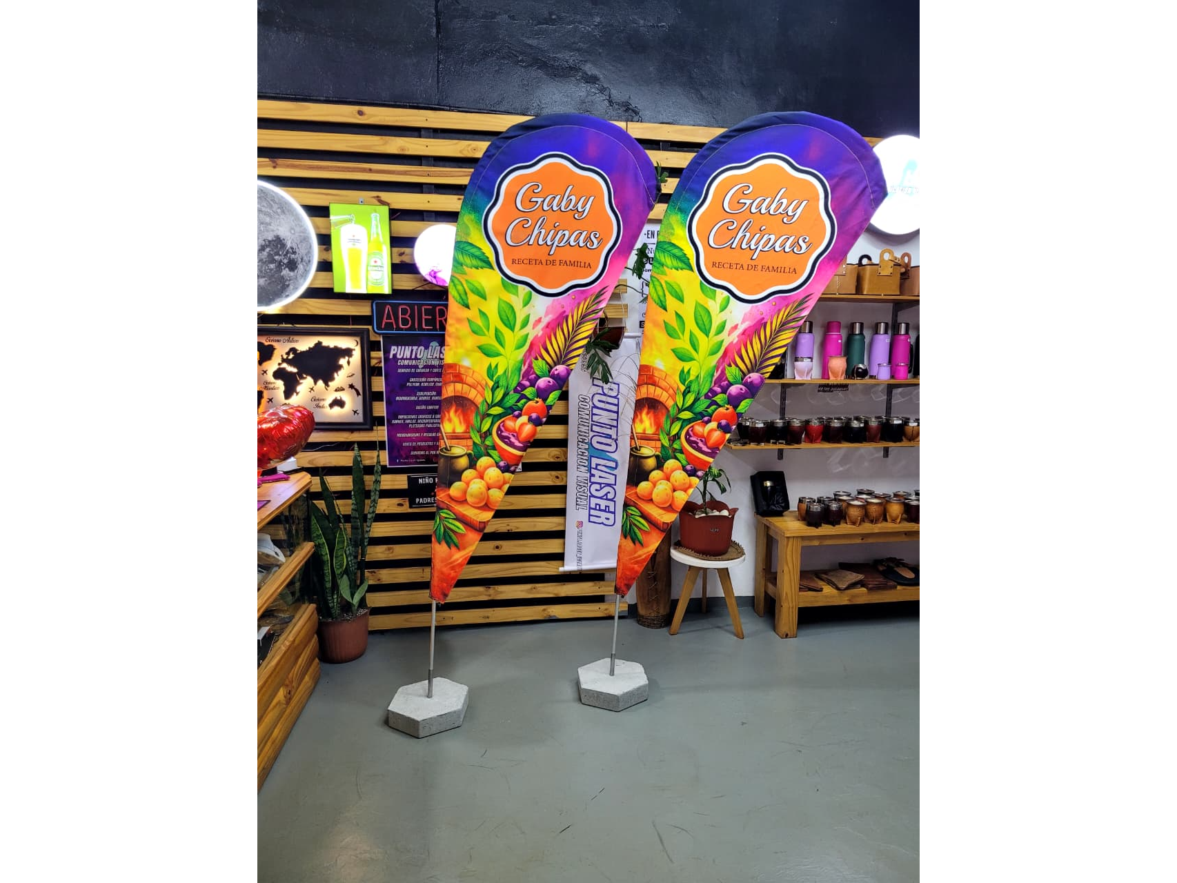 Fly banner / Banderin fomarto gota