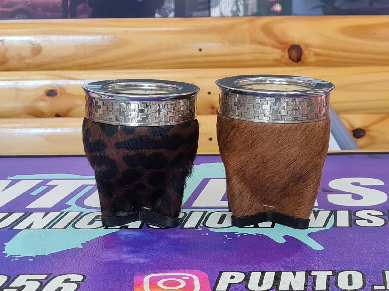 Mate Animal Print con pelo
