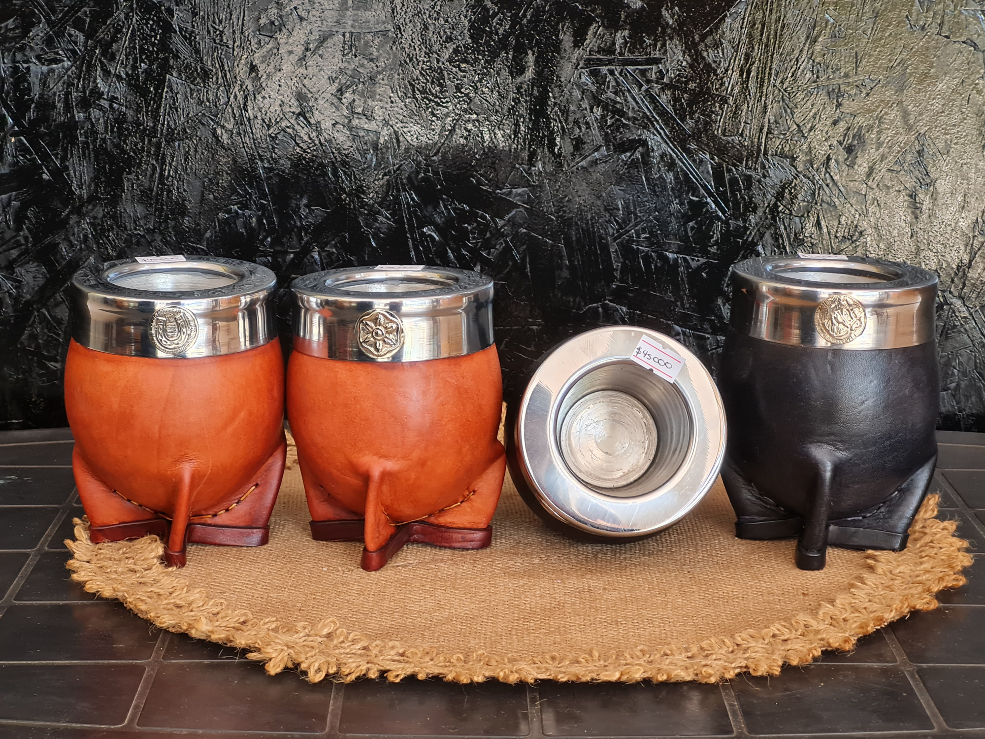 Mate con dije inox