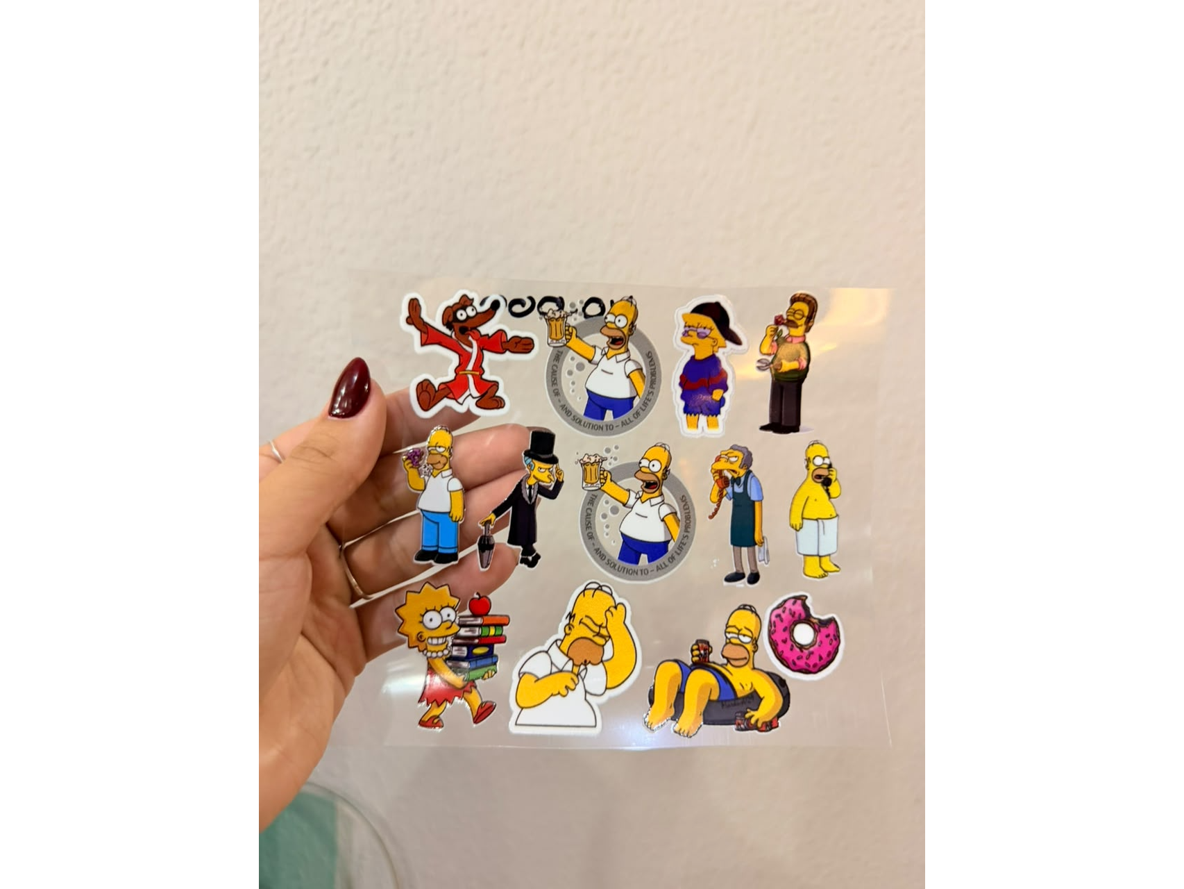 Plancha Los Simpson