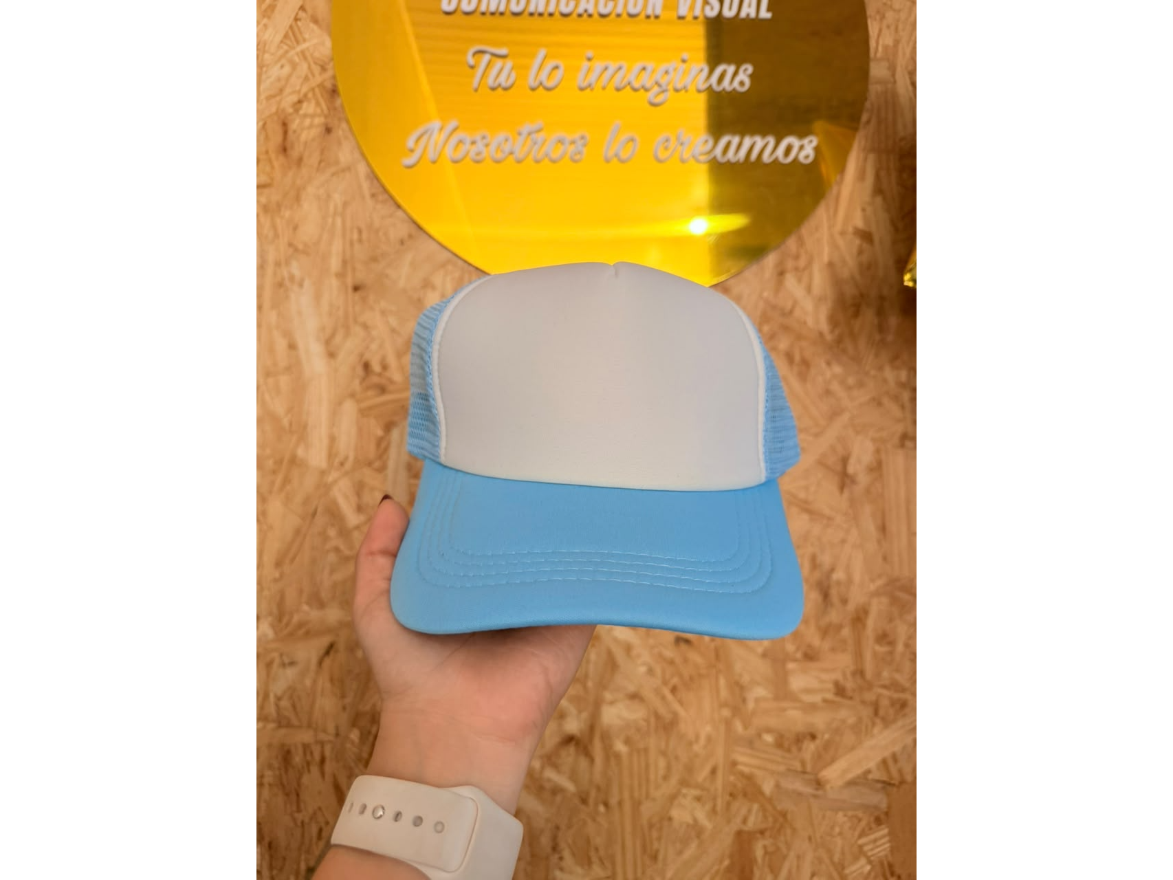 Gorra Celeste Sublimable