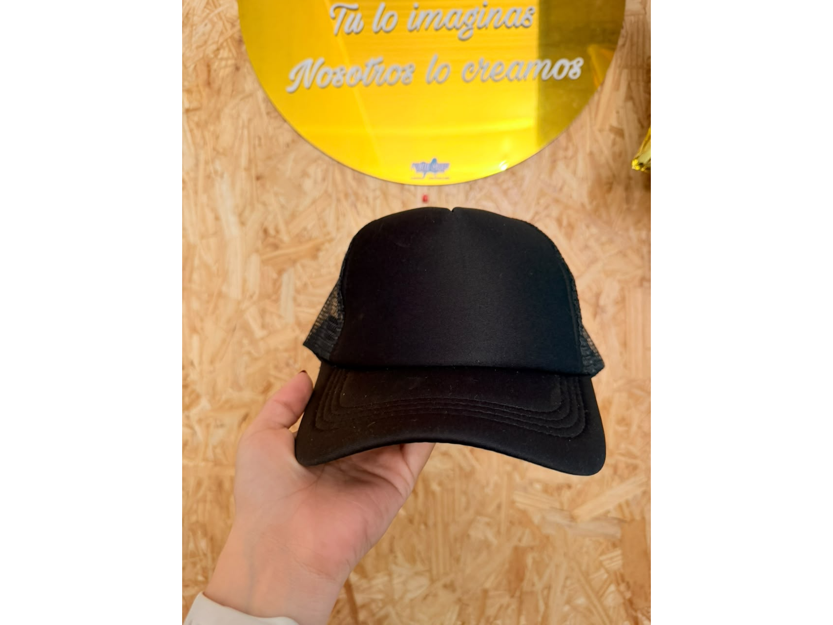 Gorra Negra Sublimable