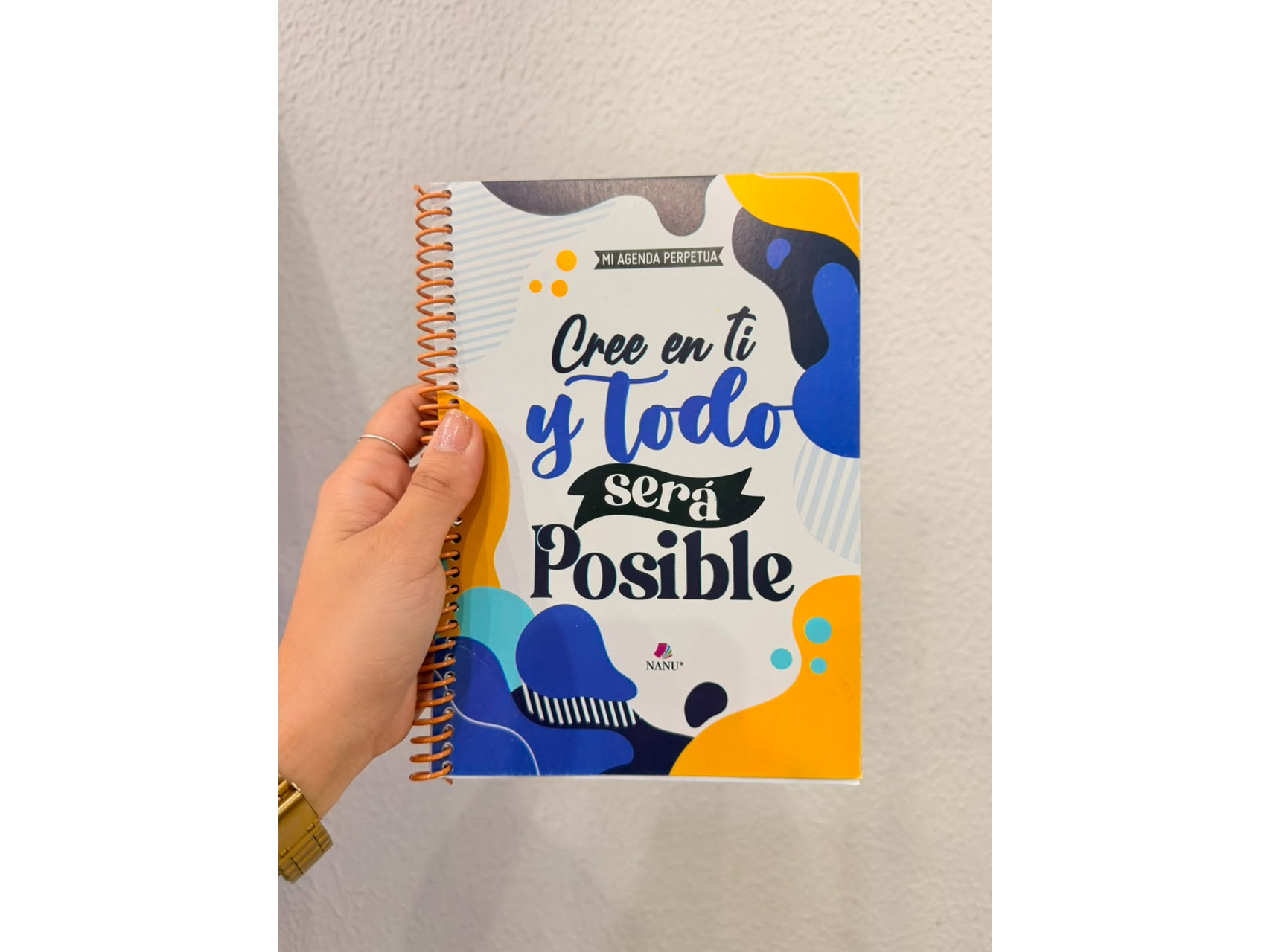 Agenda tapa blanda