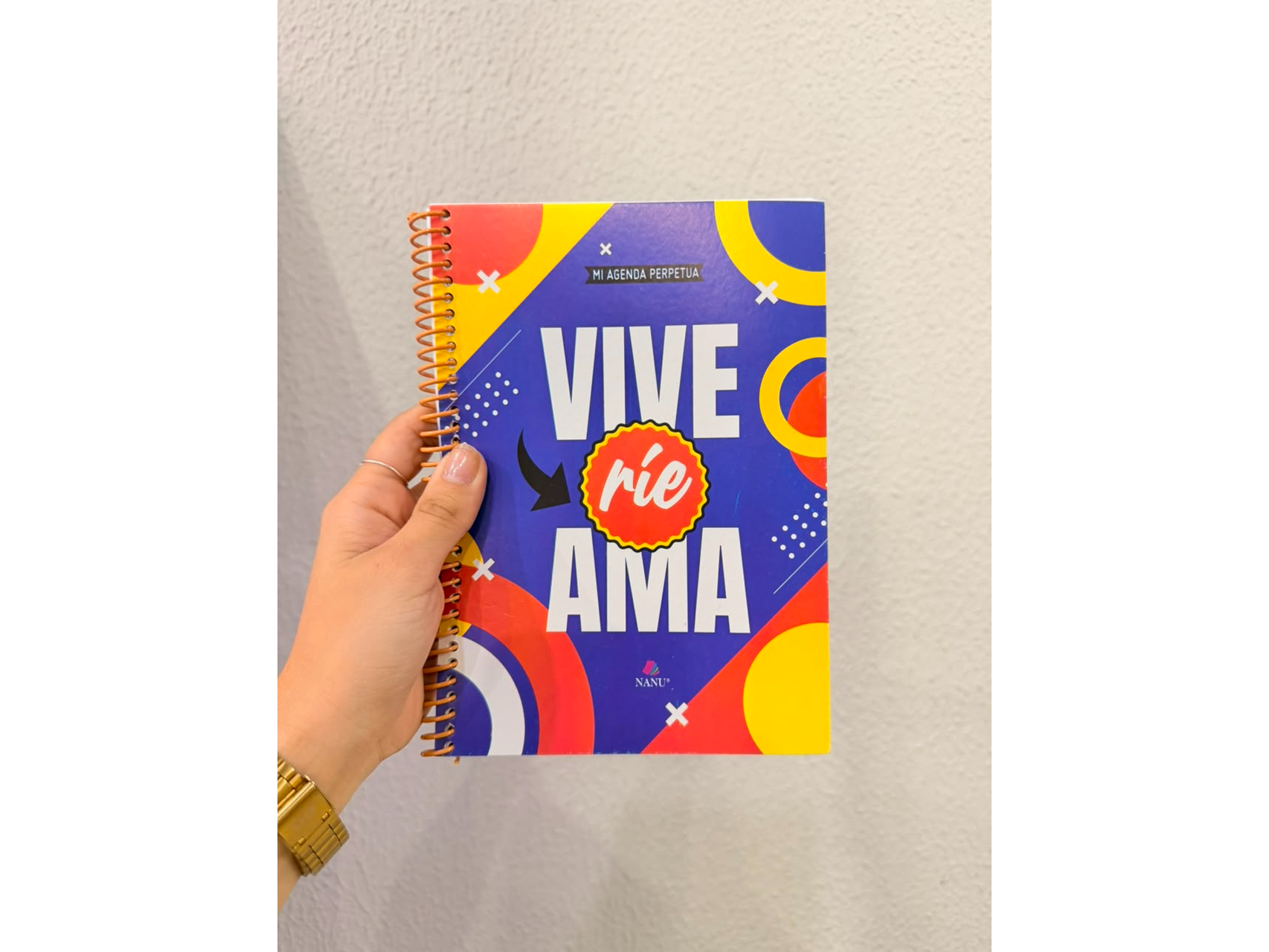 Agenda tapa blanda